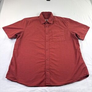 Topo‎ Designs Shirt Mens 2XL Red Dirt Desert Button Up Short Sleeve Camp